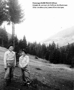 COLO JEUNE FRANCE 1952 les 2 plus jeunes Esclapez 001